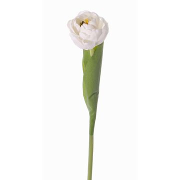 Kunst Tulpe ROMANA, weiß, 45cm, Ø6cm Kunst Tulpe ROMANA, weiß, 45cm, Ø6cm