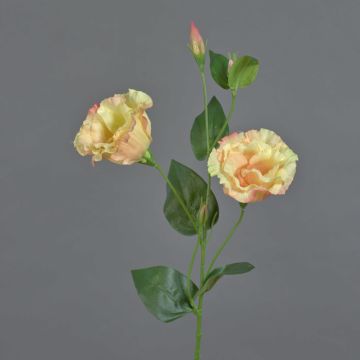 Künstliche Blume Lisianthus JORO, pfirsich-rosa, 65cm, Ø7-8cm