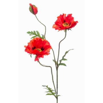Kunstblume Mohnblume LOPEZ, rot, 90cm