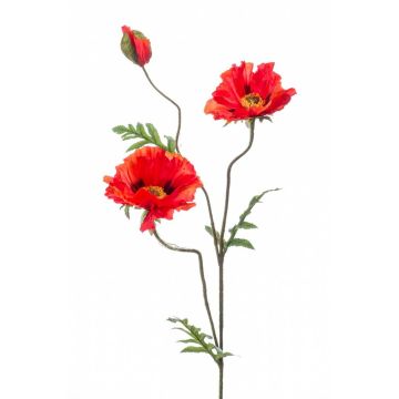 Kunstblume Mohnblume LOPEZ, rot, 90cm