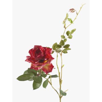 Künstlicher Zweig Rose BEATA, pink, 75cm