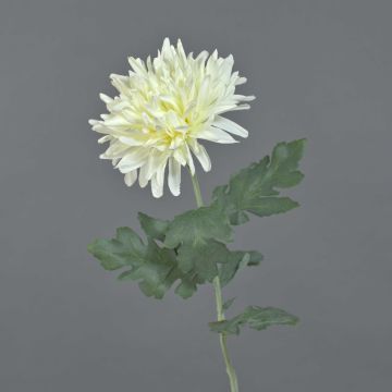 Chrysantheme künstlich KAMPAL, creme-weiß, 70cm, Ø14cm