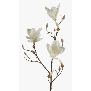 Kunstzweig Magnolie MALVAO, creme, 90cm