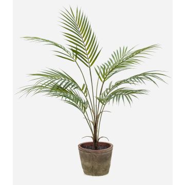 Künstliche kleine Palme Bergpalme ALUVIAL im Terracottatopf, 85cm