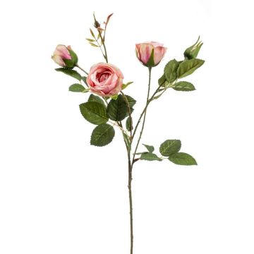 Kunstzweig Rose SYLVANA, rosa, 60cm
