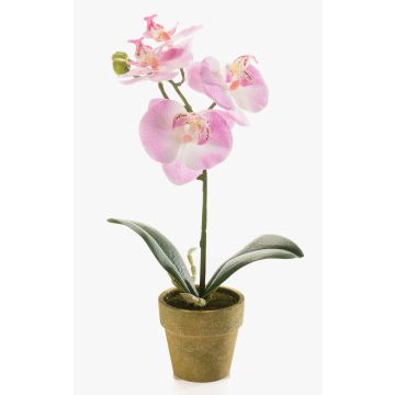 Kunstorchidee Phalaenopsis SETH im Dekotopf, rosa, 25cm