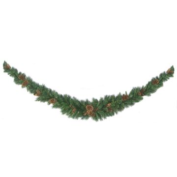 Deko Tannengirlande ALFRED, crossdoor, schwer brennbar, 180cm Deko Tannengirlande ALFRED, crossdoor, schwer brennbar, 180cm