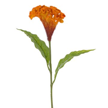 Kunstblume Hahnenkamm ANUBIS, orange, 60cm, Ø14cm Kunstblume Hahnenkamm ANUBIS, orange, 60cm, Ø14cm