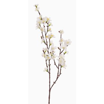 Kunstblumen Kirschblütenzweig ARIELLE mit Blüten, weiß, 75cm, Ø1,5-3,5cm