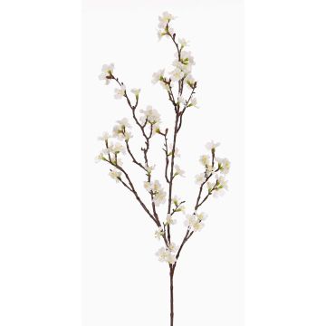 Kunstblumen Kirschblütenzweig ARIELLE mit Blüten, weiß, 100cm, Ø1,5-3,5cm