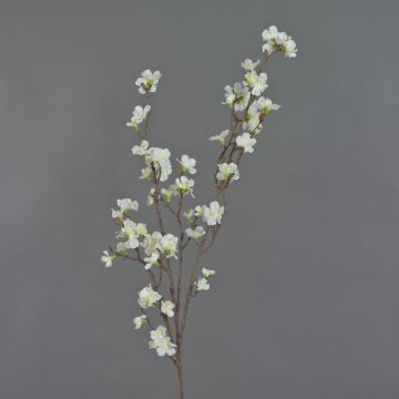 Kunstblumen Kirschblütenzweig ARIELLE mit Blüten, weiß, 100cm, Ø1,5-3,5cm