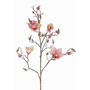 Kunst Magnolie LORA, creme-rosa, 110cm, Ø10-12cm