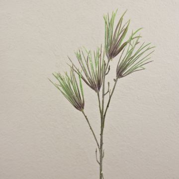 Künstlicher Pinienzweig PEER, Glitzer, grün, 80cm