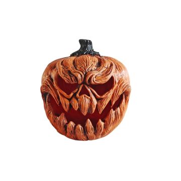 Halloween Deko Kürbis FLANKY, orange, LED, 25cm