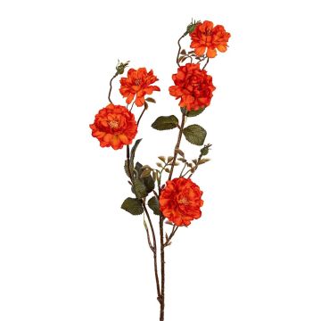 Kunstzweig Wildrose ABYNALI, orange, 65cm Kunstzweig Wildrose ABYNALI, orange, 65cm
