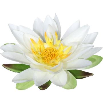 Künstliche Seerose WIRFA, weiß, Ø15cm