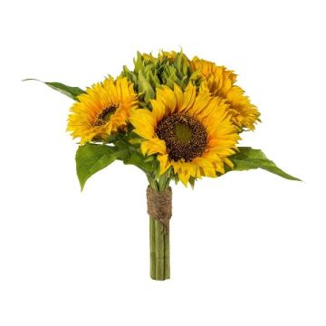 Künstlicher Blumenstrauß Sonnenblume CARVO, gelb, 35cm, Ø25cm Künstlicher Blumenstrauß Sonnenblume CARVO, gelb, 35cm, Ø25cm