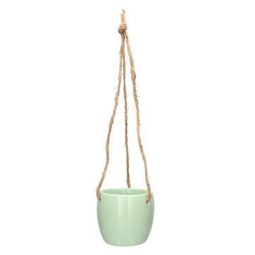 Dolomit Blumenampel DOMINGOS, mint, 7/36cm, Ø8,3cm