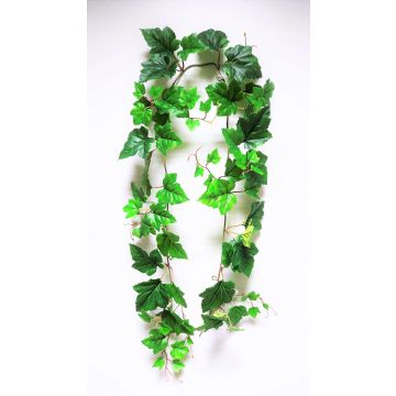 Künstliche Girlande Weinrebe TEKLINA, grün, 150cm