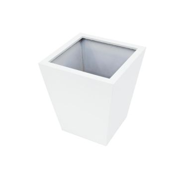 Pflanztopf ORNELLO, weiß, 50x45x45cm