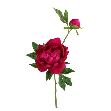 Kunstzweig Pfingstrose ALINAMA, pink, 55cm Kunstzweig Pfingstrose ALINAMA, pink, 55cm