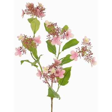 Kunstzweig Hortensie KATHANI, rosa-weiß-grün, 80cm, Ø10-13cm Kunstzweig Hortensie KATHANI, rosa-weiß-grün, 80cm, Ø10-13cm