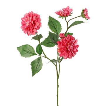 Dekozweig Dahlie QUINKA, pink, 70cm