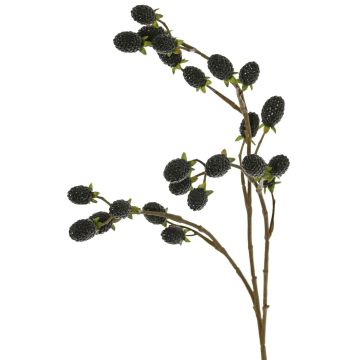 Künstlicher Zweig Brombeere URUMA mit Früchten, schwarz, 90cm