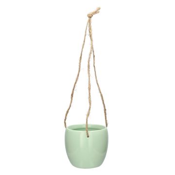 Dolomit Blumenampel DOMINGOS, mint, 8,5/44cm, Ø10,8cm