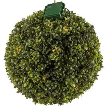 Künstliche Buchsbaum Kugel WUNDYR, LEDs, crossdoor, Ø30cm