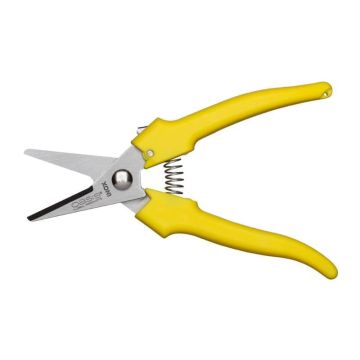 OASIS® Gartenschere mit gummierten Griffen, gelb, 17cm OASIS® Gartenschere mit gummierten Griffen, gelb, 17cm