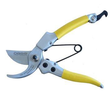 OASIS® Blumenschere mit gummierten Griffen, gelb, 18cm OASIS® Blumenschere mit gummierten Griffen, gelb, 18cm