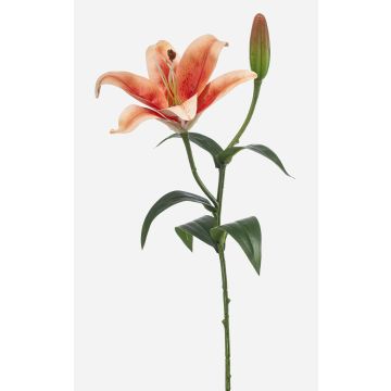 Künstliche Blume Tigerlilie MIXLON, pfirsich-lachs, 55cm, Ø13cm