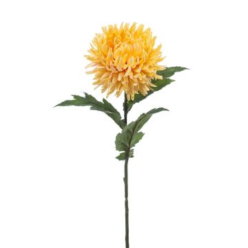 Chrysantheme künstlich SAXLER, gelb, 60cm, Ø12cm