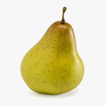 Deko Obst Birne KAMALA, grün-braun, 9,5cm, Ø8cm Deko Obst Birne KAMALA, grün-braun, 9,5cm, Ø8cm