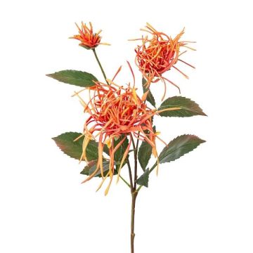 Kunstblumen Zweig Chrysantheme MIRANE, orange, 70cm