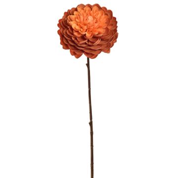 Dekoblume Dahlie NISALIA, dunkelorange, 60cm Dekoblume Dahlie NISALIA, dunkelorange, 60cm