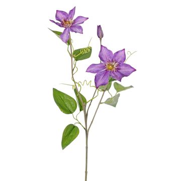 Künstliche Clematis DORAN, lila, 75cm, Ø11-13cm