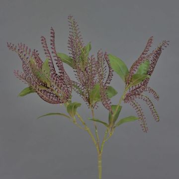 Kunst Lavendelheide VILLADS auf Steckstab, burgunderrot, 40cm, Ø13-17cm