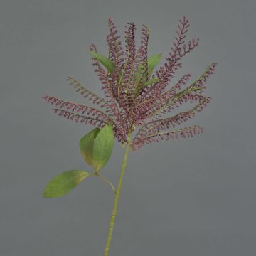 Kunst Zweig Lavendelheide VILLADS, burgunderrot, 65cm, Ø20cm