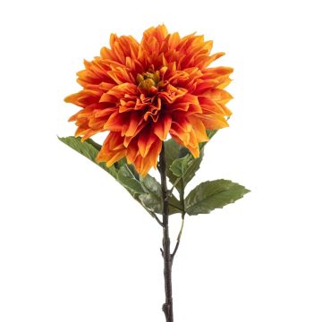 Kunst Blume Dahlie JESKA, orange, 65cm