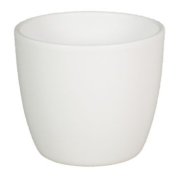 Pflanztopf TEHERAN BASAR, Keramik, weiß-matt, 17cm, Ø19,5cm