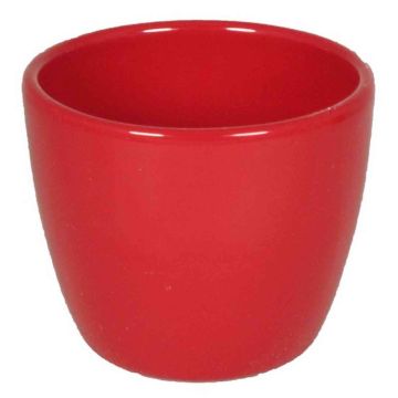 Kleiner Blumentopf TEHERAN BASAR, Keramik, rot, 6cm, Ø7,5cm