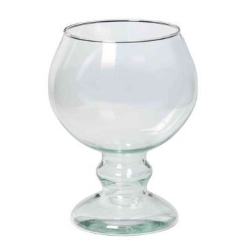 Kelchvase aus Glas JEOMA mit Fuß, klar, 19cm, Ø14cm