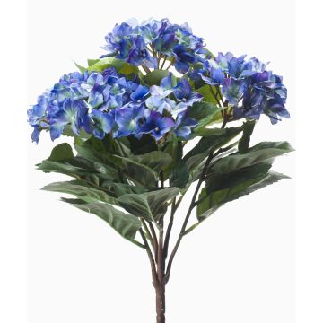 Künstliche Hortensie LAIDA auf Steckstab, blau, 35cm