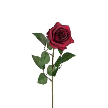 Kunstblume Rose LAINATE, dunkelrot, 65cm Kunstblume Rose LAINATE, dunkelrot, 65cm