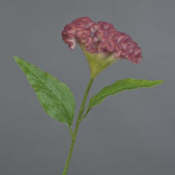Kunstblume Hahnenkamm ANUBIS, pink, 60cm, Ø14cm