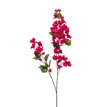 Deko Zweig Bougainvillea MONELS mit Blüten, pink, 115cm