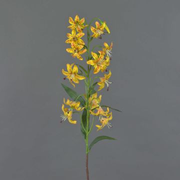 Künstliche Blume Tigerlilie ARAMAIO, gelb, 80cm, Ø13cm