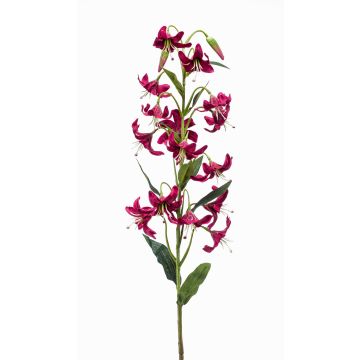 Künstliche Blume Tigerlilie ARAMAIO, burgunderrot, 80cm, Ø13cm